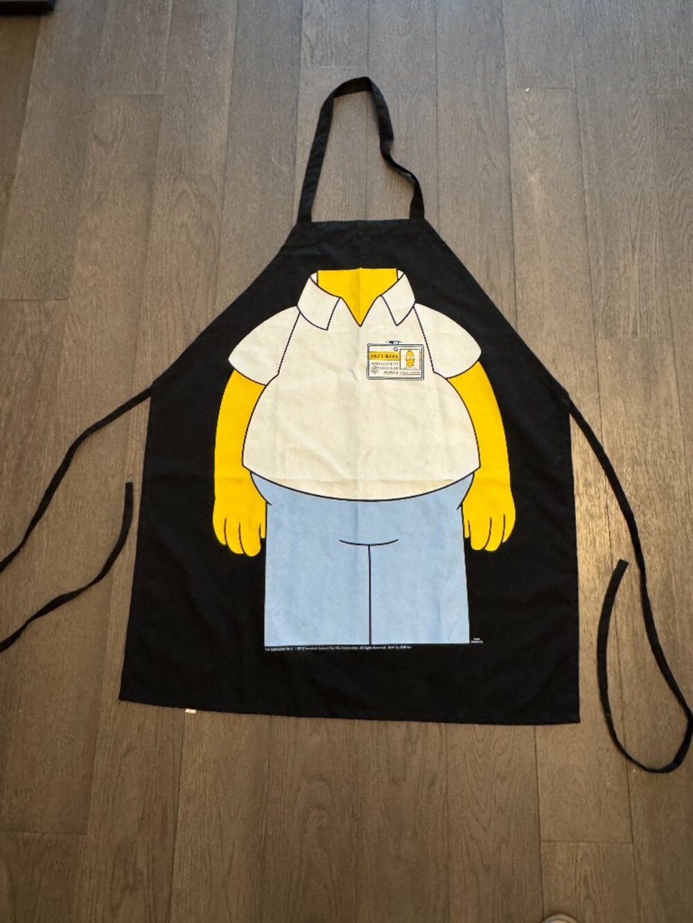 Homer Simpson Kitchen BBQ Apron Black TV The Simpsons Family